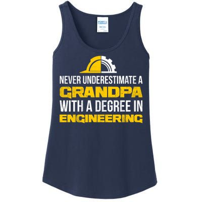 Engineer Grandpa  Ladies Essential Tank