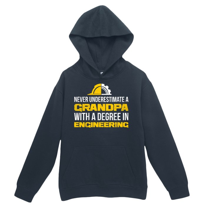 Engineer Grandpa  Urban Pullover Hoodie