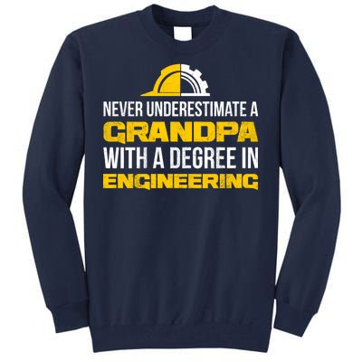 Engineer Grandpa  Tall Sweatshirt