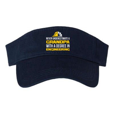 Engineer Grandpa  Valucap Bio-Washed Visor