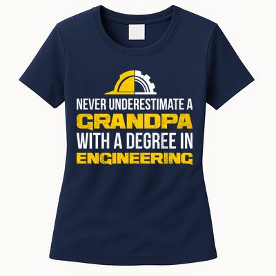 Engineer Grandpa  Womens T-Shirt