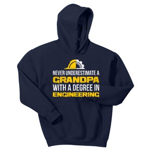 Engineer Grandpa  Kids Hoodie