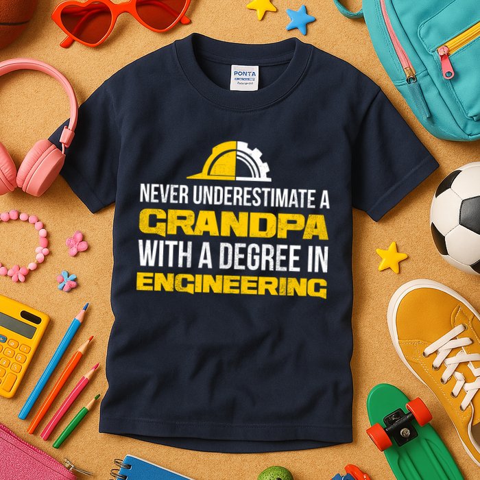 Engineer Grandpa  Kids T-Shirt