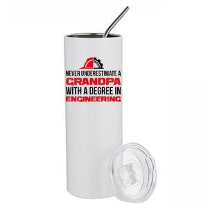 Engineer Grandpa  Stainless Steel Tumbler