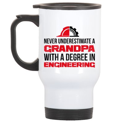 Engineer Grandpa  Stainless Steel Travel Mug
