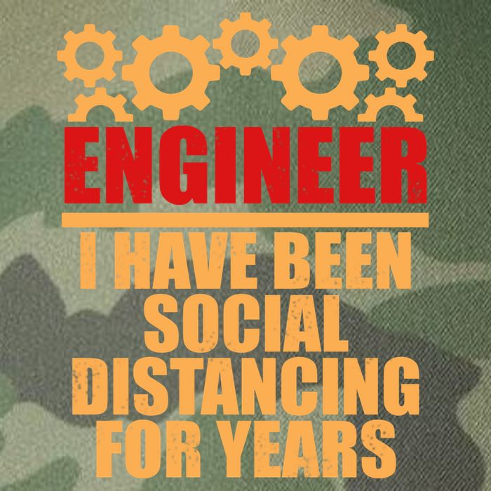 Engineer I Have Been Social Distancing For Years Legacy Tie Dye Trucker Hat