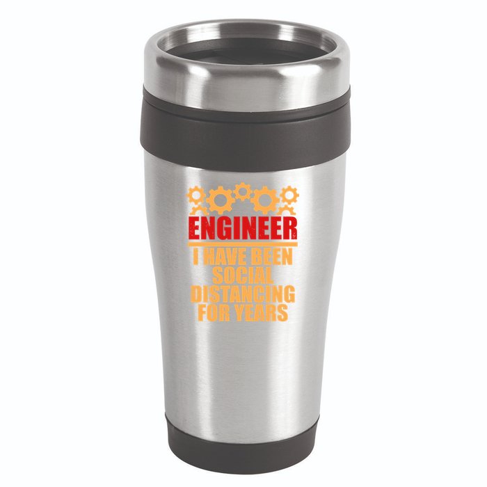 Engineer I Have Been Social Distancing For Years 16oz Travel Tumbler