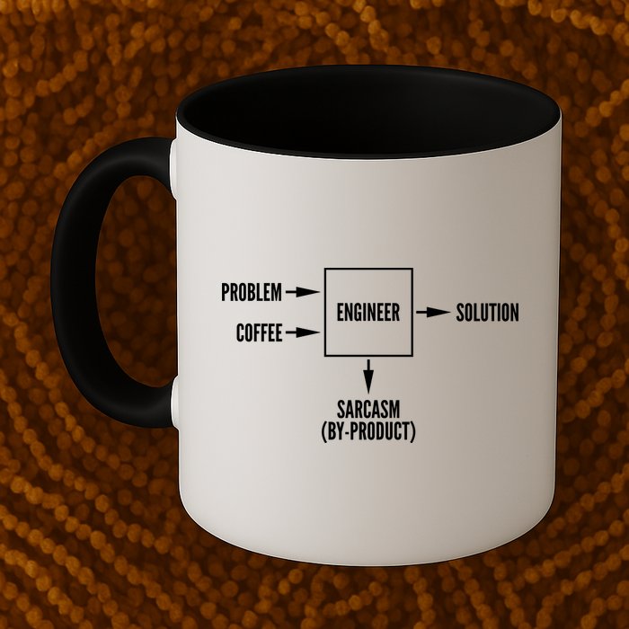 Engineer Sarcasm Diagram Mug