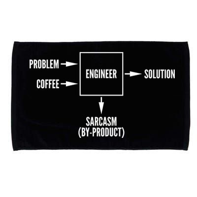 Engineer Sarcasm Diagram Microfiber Hand Towel