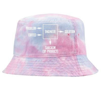 Engineer Sarcasm Diagram Tie-Dyed Bucket Hat