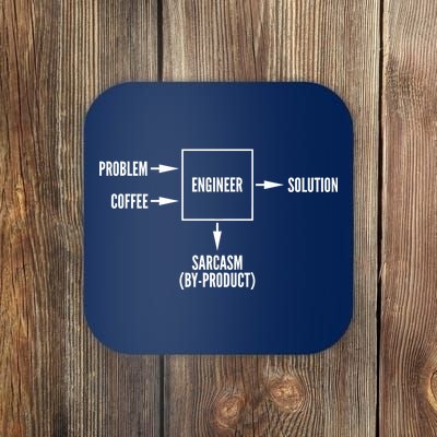 Engineer Sarcasm Diagram Coaster