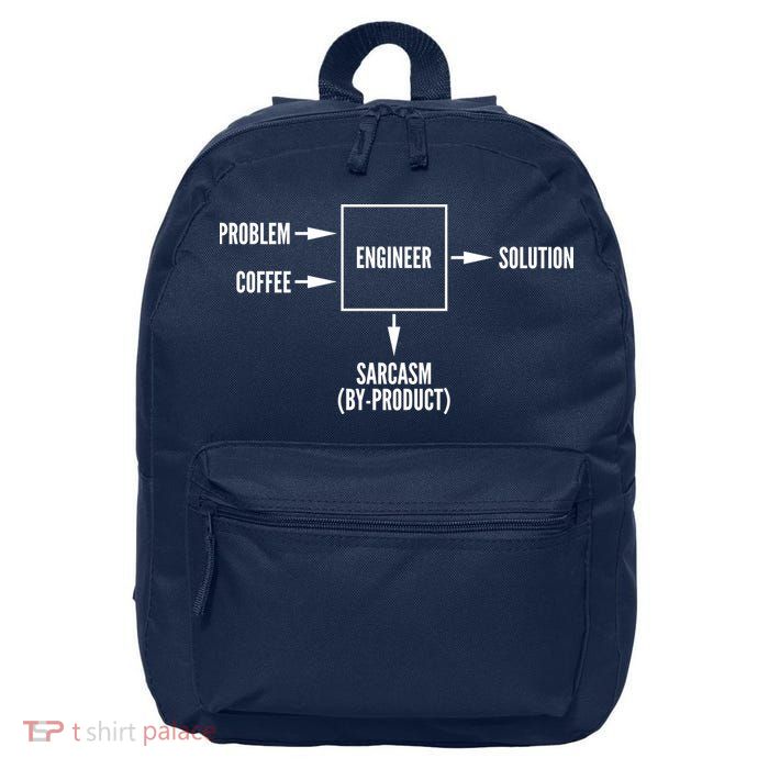 Engineer Sarcasm Diagram 16 in Basic Backpack