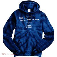 Engineer Sarcasm Diagram Tie Dye Hoodie