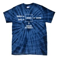 Engineer Sarcasm Diagram Tie-Dye T-Shirt