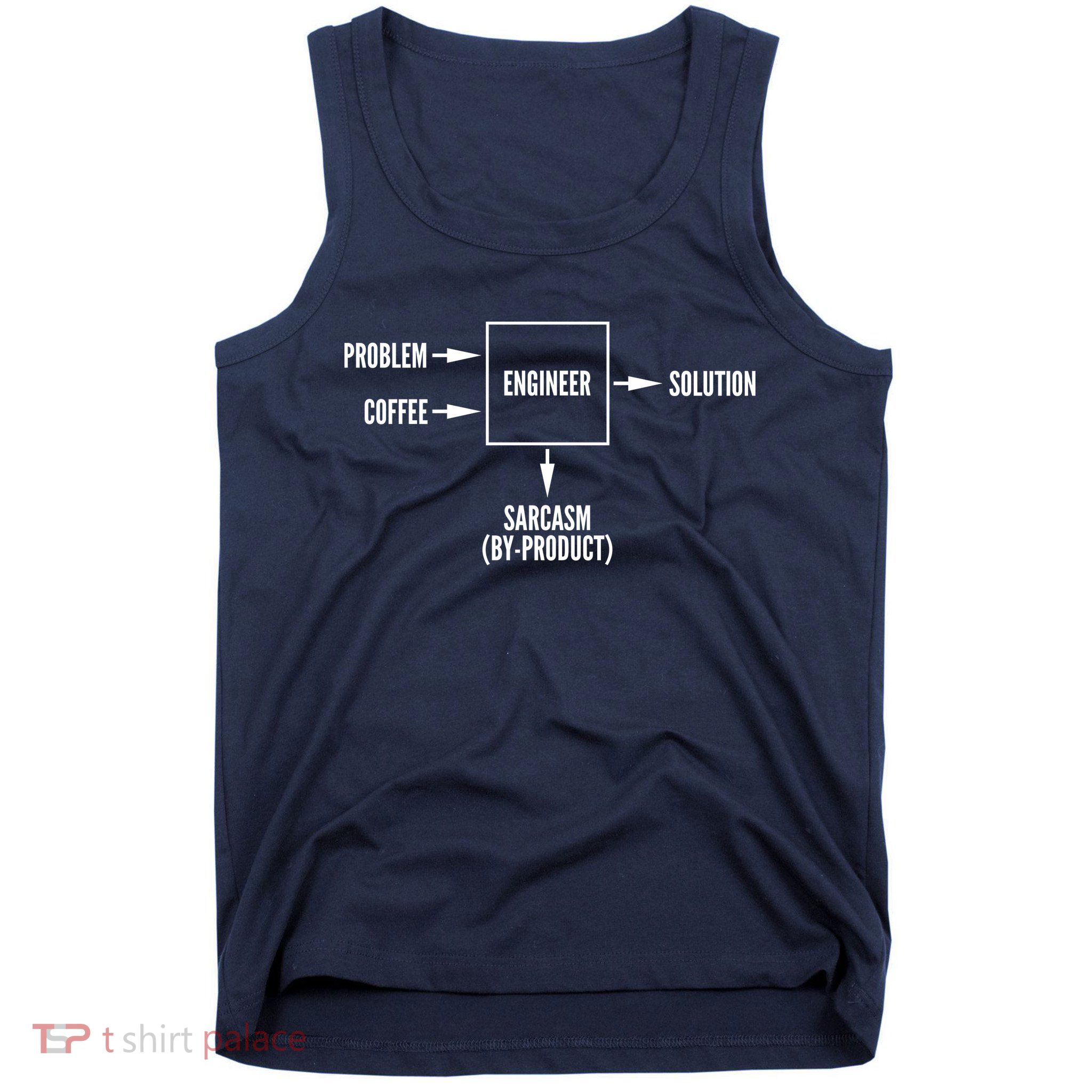 Engineer Sarcasm Diagram Tank Top