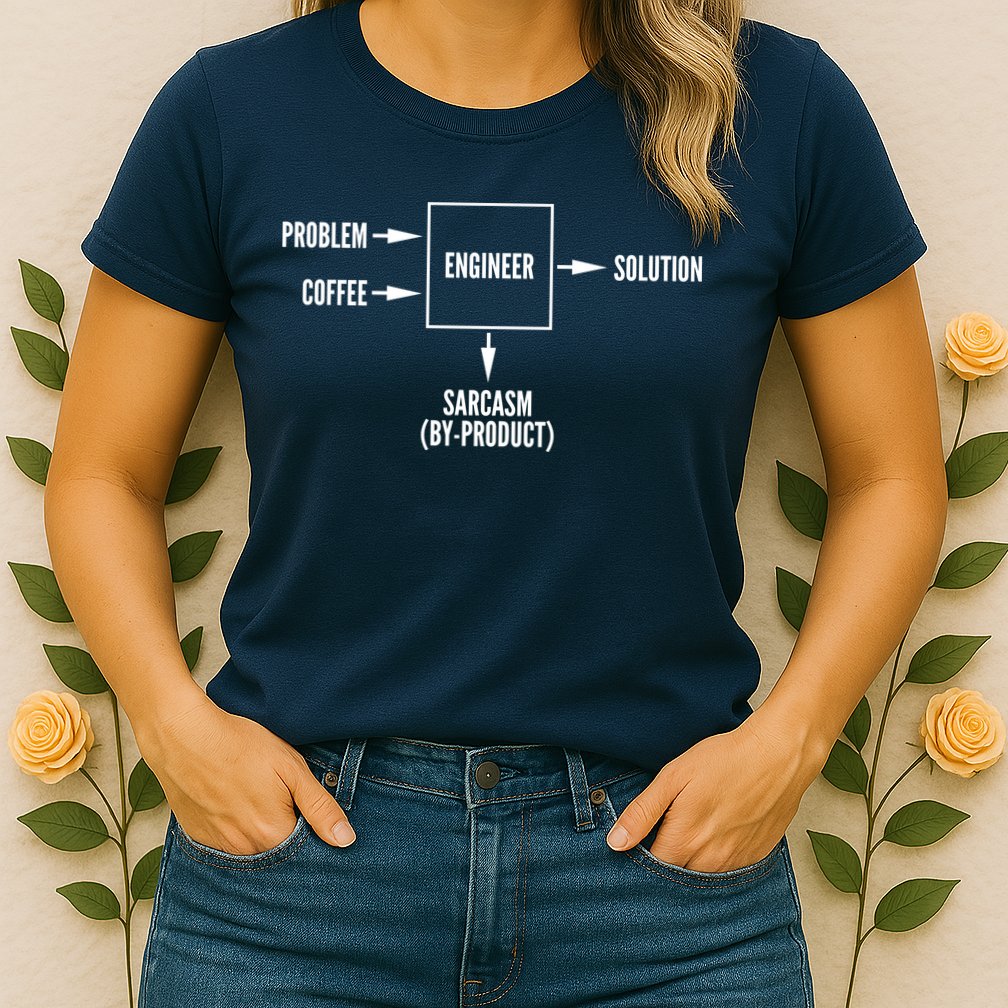 Engineer Sarcasm Diagram Womens T-Shirt