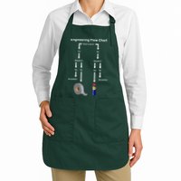 Engineering Flow Chart Full-Length Apron With Pockets