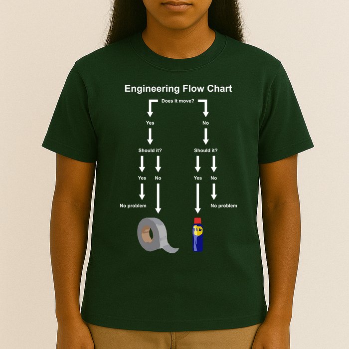 Engineering Flow Chart T-Shirt