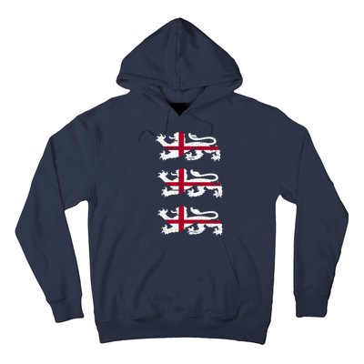 England Euro 21 English Lions Soccer Fan Flag Hoodie