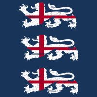 England Euro 21 English Lions Soccer Fan Flag Tall T-Shirt