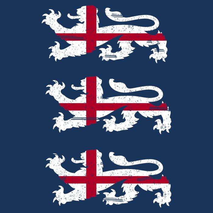 England Euro 21 English Lions Soccer Fan Flag Tall T-Shirt
