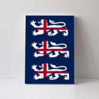 England Euro 21 English Lions Soccer Fan Flag Canvas