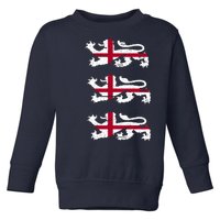 England Euro 21 English Lions Soccer Fan Flag Toddler Sweatshirt