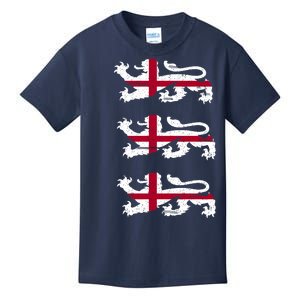 England Euro 21 English Lions Soccer Fan Flag Kids T-Shirt