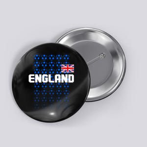 England Flag Soccer Ball Futbol Pattern Button