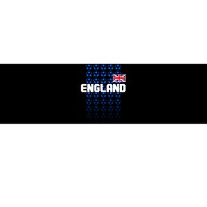 England Flag Soccer Ball Futbol Pattern Bumper Sticker