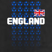 England Flag Soccer Ball Futbol Pattern Adult Drive Performance Visor
