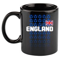 England Flag Soccer Ball Futbol Pattern 11oz C Handle Ceramic Mug