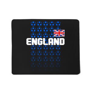 England Flag Soccer Ball Futbol Pattern Mousepad