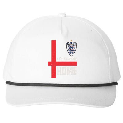 England It's Coming Home Soccer Jersey Futbol Snapback Five-Panel Rope Hat