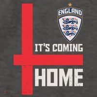 England It's Coming Home Soccer Jersey Futbol Vector Backpack