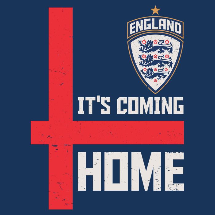 England It's Coming Home Soccer Jersey Futbol 7 Panel Mesh Trucker Snapback Hat