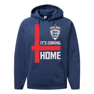 England It's Coming Home Soccer Jersey Futbol Performance Fleece Hoodie