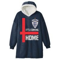 England It's Coming Home Soccer Jersey Futbol Hooded Wearable Blanket