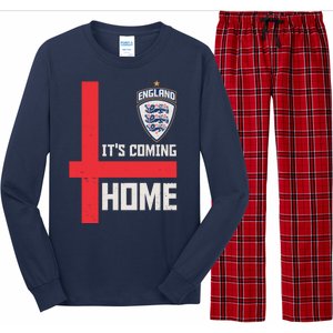 England It's Coming Home Soccer Jersey Futbol Long Sleeve Pajama Set