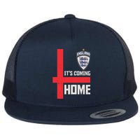 England It's Coming Home Soccer Jersey Futbol Flat Bill Trucker Hat