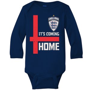 England It's Coming Home Soccer Jersey Futbol Baby Long Sleeve Bodysuit