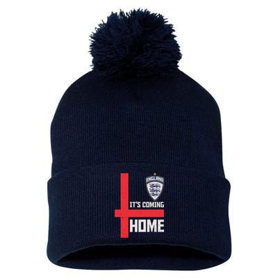 England It's Coming Home Soccer Jersey Futbol Pom Pom 12in Knit Beanie