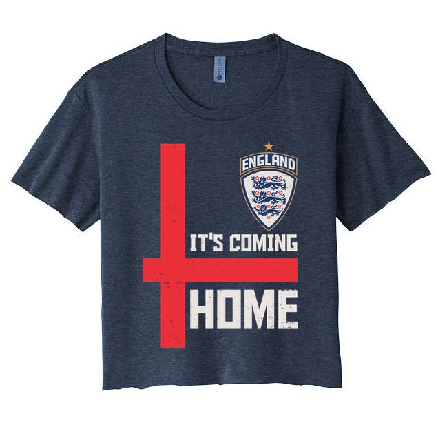 England It's Coming Home Soccer Jersey Futbol Crop Top