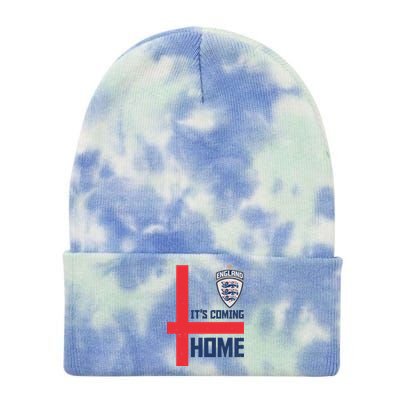 England It's Coming Home Soccer Jersey Futbol Tie Dye 12in Knit Beanie