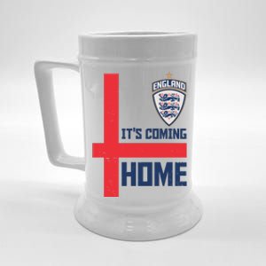 England It's Coming Home Soccer Jersey Futbol Beer Stein