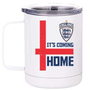 England It's Coming Home Soccer Jersey Futbol 12 oz Stainless Steel Tumbler Cup