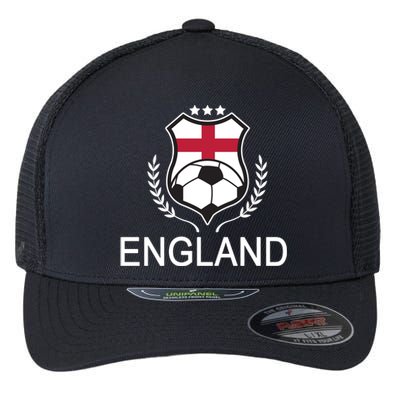 England Soccer English Flag Flexfit Unipanel Trucker Cap