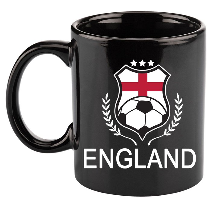 England Soccer English Flag 11oz C Handle Ceramic Mug