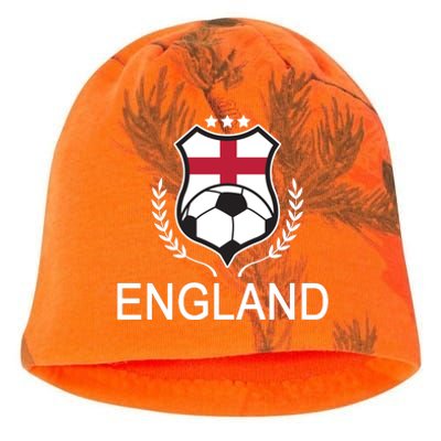 England Soccer English Flag Kati - Camo Knit Beanie