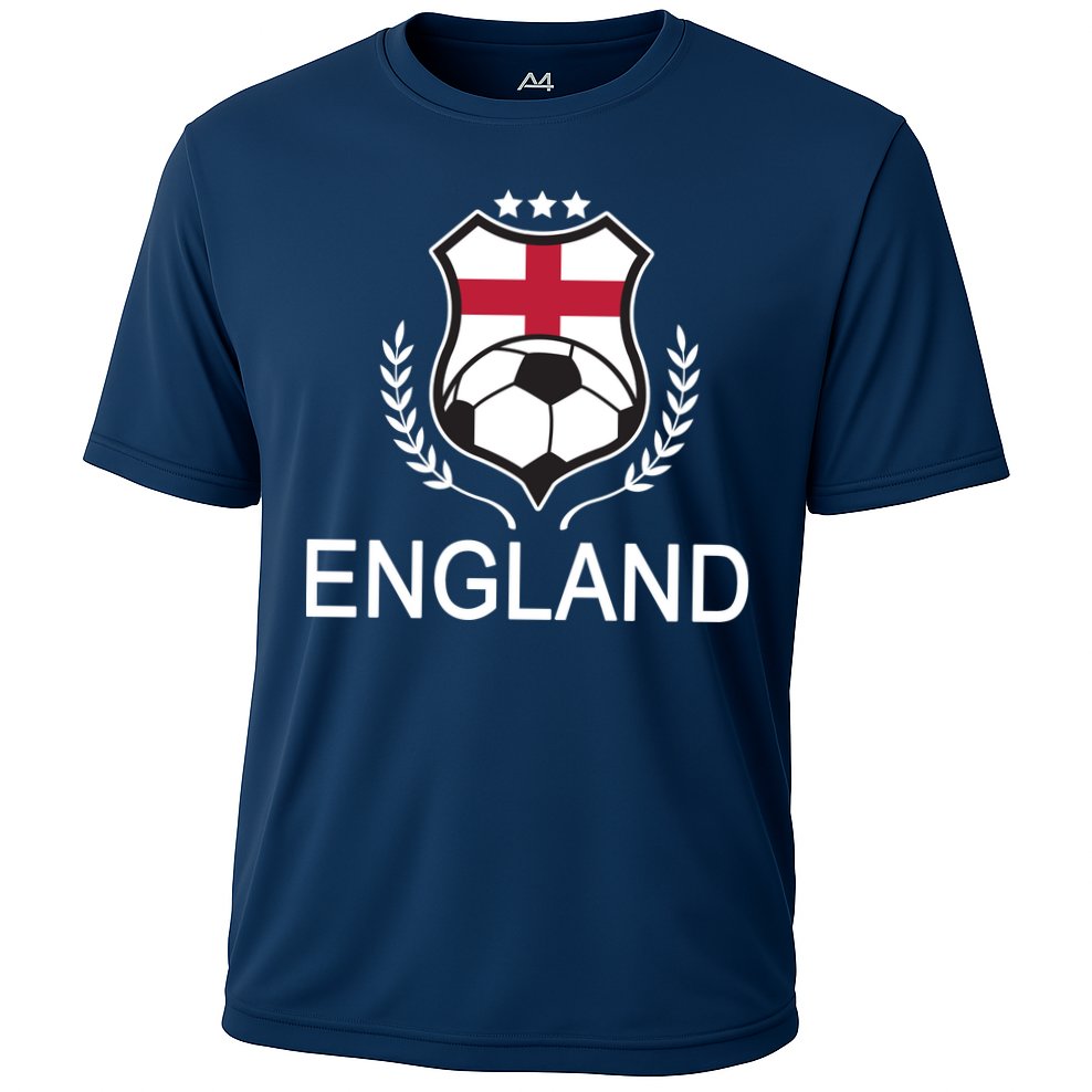 England Soccer English Flag Cooling Performance Crew T-Shirt